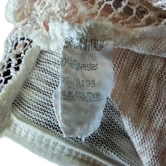 Made In Italy Lacy Layered Tunic Dress One Size - Picture 12 of 16